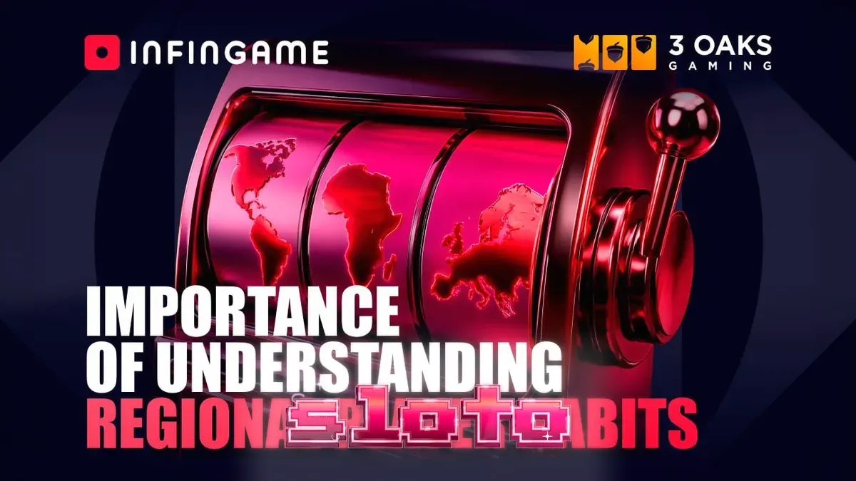 Pemain sedang memilih permainan slot di perangkat seluler dengan latar belakang kasino modern.